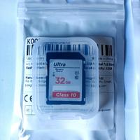 Scheda di memoria SD 32GB Classe 10 per fotocamera