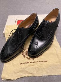 Scarpe Oxford in pella fatte a mano made in Italy