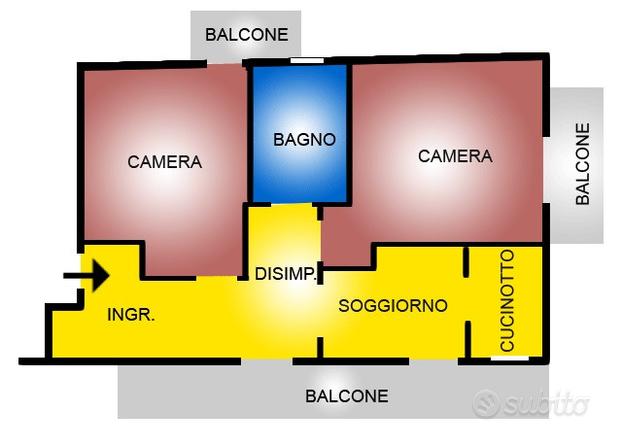 Trilocale bologna zona massarenti s.orsola