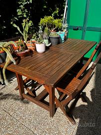 Tavolo giardino teak