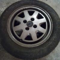 4 CERCHI LEGA + GOMME TERMICHE 175 65 R14  FIAT