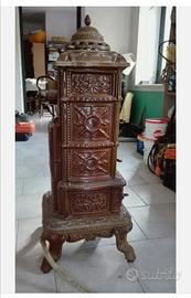 Stufa d'arredo in ceramica a gas metano