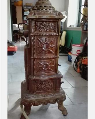 Stufa d'arredo in ceramica a gas metano