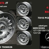 Cerchi barock 7x 15 5x112 et23 mercedes