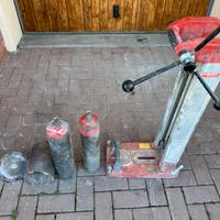 Supporto per carotatrice dd130 + 3 carote