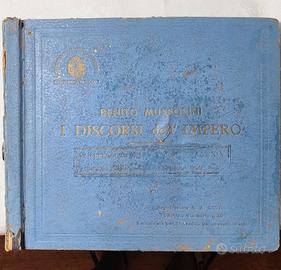 raccolta dischi  "i discorsi del Duce" 1935