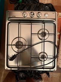 Piano cottura tre fuochi piccolo REX