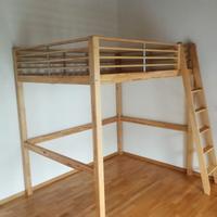 Letto a Soppalco Fjelldal IKEA 140x200 Smontato