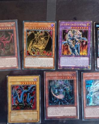Lotto di 7 carte di Yu-Gi-Oh con rarità diverse 