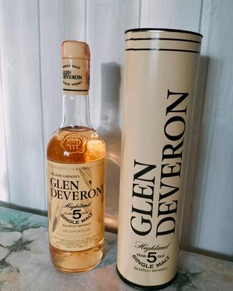 Bottiglia Whisky  Glen Deveron 5 Anni/ Anni 80