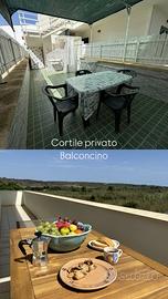 SALENTO-appartamento con cortile privato e balcone