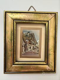 Set 4 quadri artigianali_ Made in Italy