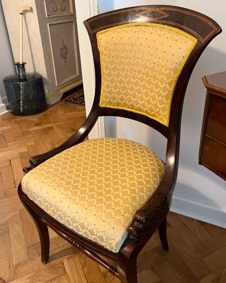 Splendida sedia Bidermeier