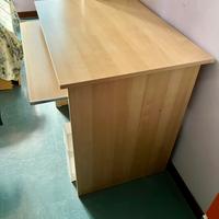 Scrivania con piano estraibile 80x55