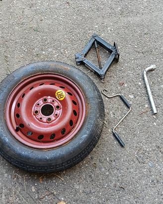 ruota di scorta ruotino Fiat Panda 169