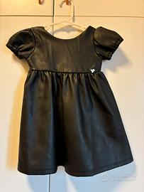 Vestito bambina finta pelle Prénatal 18-24 mesi