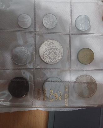 Collezione Di 9 Monete Fior Di Conio Zecca Italian