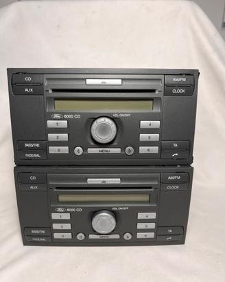 2 autoradio Ford 6000 CD Leggere bene