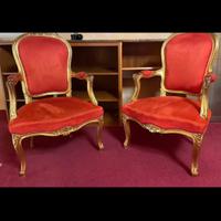 Poltrone francesi in stile Luigi XV.