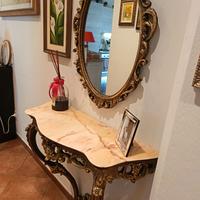 Mobile per corridoio  consolle e specchio