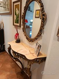 Mobile per corridoio  consolle e specchio