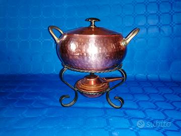 Chafing Dish Rame e Ottone - Scaldavivande Buffet