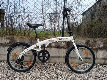 Bici pieghevole Wayscral Takeaway 100 con cambio