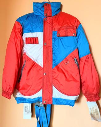 Tuta da sci haki paki taglia 40 nuova