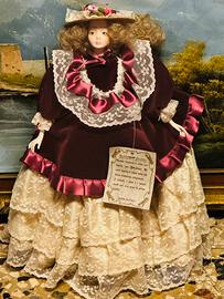 Bambola Biscuit, in porcellana da collezione.