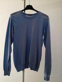 Maglioncino azzurro in cotone