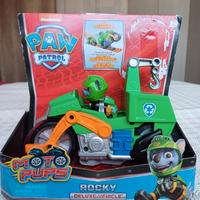 Paw Patrol Moto Pups Rocky Veicolo Deluxe