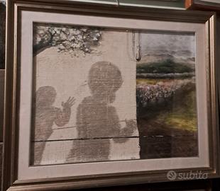 quadro di Mauro Maltoni "giochi e ombre..."