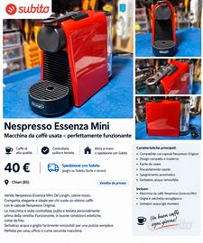 Nespresso Essenza Mini De'Longhi Rossa