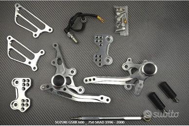 Pedane arretrate SUZUKI GSXR 600 / 750 1996 - 2000