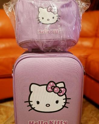 Set da Viaggio Hello Kitty _ Trolley + Beauty Case