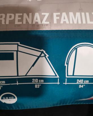 Tenda da campeggio Quechua arpenaz family 4.1