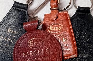 VECCHI PORTACHIAVI BENZINA ESSO VINTAGE 