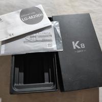 SCATOLA ORIGINALE PIÙ ISTRUZIONI LG K8