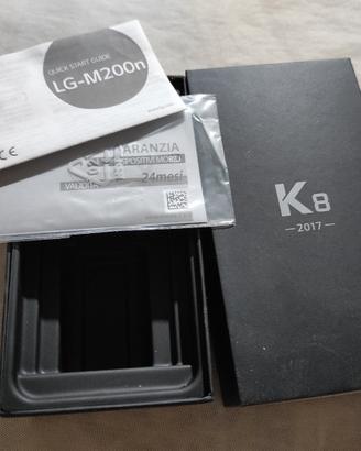 SCATOLA ORIGINALE PIÙ ISTRUZIONI LG K8