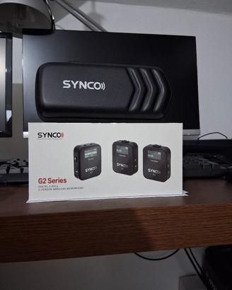 SYNCO G2 (A2) Sistema Microfonico Wireless Doppio 