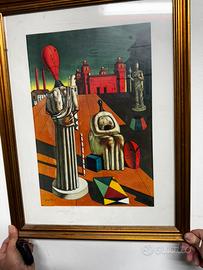 Quadro riprosuzione De Chirico