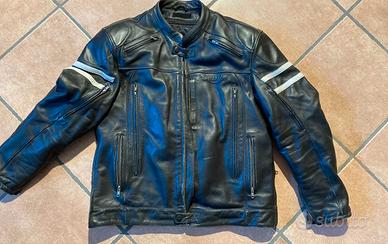 GIUBBINO PELLE per MOTO  CUSTOM TRIUMPH (o simili)