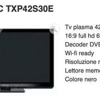 PANASONIC TXP42S30E Plasma 42'