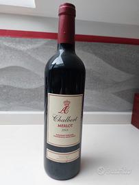 Bottiglia vino Merlot Chalbert anno 2005