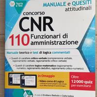 libro quesiti attitudinali concorso CNR funzionari