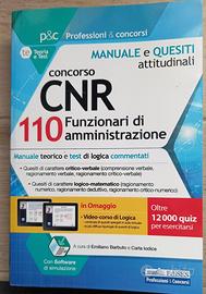 libro quesiti attitudinali concorso CNR funzionari