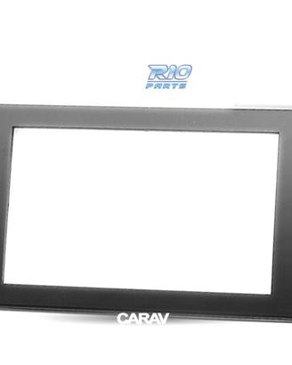 CORNICE NERA PER AUTORADIO 2-DIN PER AUDI A4 E SEA