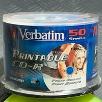 50 DVD-R e 50 CD-R printable Verbatim