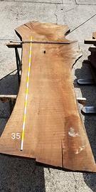 tavolame di noce e di castagno stagionato 