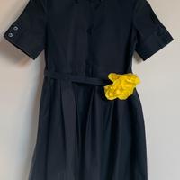 Vestito Il Gufo Kids 4anni manica corta cotone blu